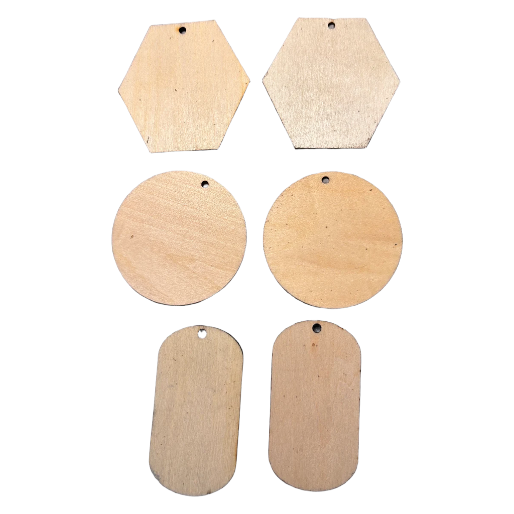 *Wood Earring Blanks (3 shapes)
